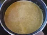 Etape 4 - Soupe de moules en écume de safran