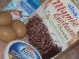 Etape 1 - Gâteau tiramisu au chocolat sans oeufs + étapes