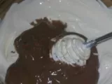 Etape 6 - Gâteau tiramisu au chocolat sans oeufs + étapes