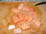 Etape 2 - Tagliatelle aux saumon et crevette