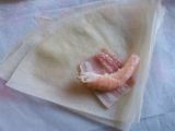 Etape 3 - Croustillant de crevette en habit de lard