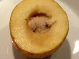 Etape 2 - Pomme rôtie au four avec une crème vanillée rapide