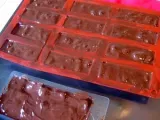 Etape 5 - Bouchées de chocolat aux pistaches, amandes et noisettes grillées