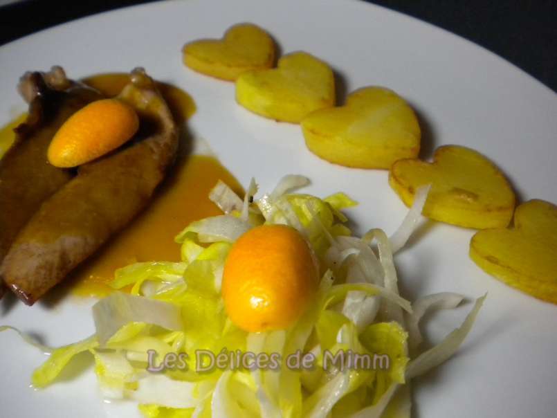 Aiguillettes de canard à l’orange et ses cœurs de pommes de terre - photo 2