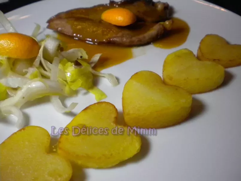 Aiguillettes de canard à l’orange et ses cœurs de pommes de terre - photo 5