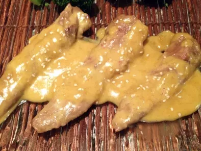 Aiguillettes de canard sauce moutarde et miel - photo 2
