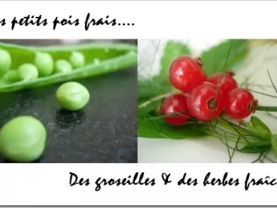 Aspic aux petits pois, olives, herbes fraîches & oeuf mollet à l'agar-agar - photo 4