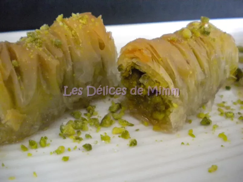 Baklavas rolls aux pistaches (recette libanaise) - photo 3