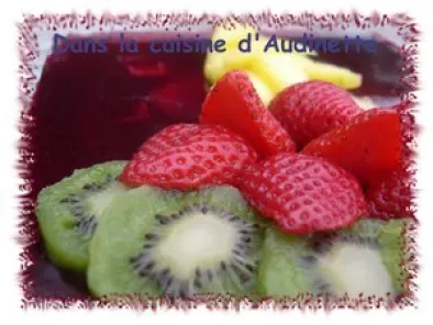 Bavarois fruits exotiques et fruits rouges - photo 3