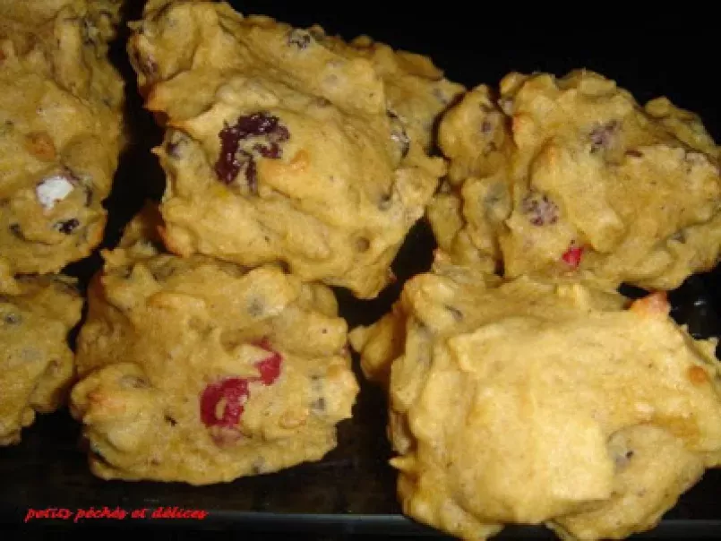 Biscuits à la citrouille, aux canneberges, aux raisins et au noix - photo 3