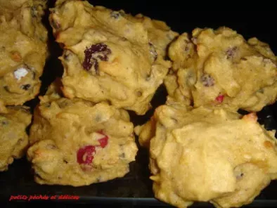 Biscuits à la citrouille, aux canneberges, aux raisins et au noix - photo 3