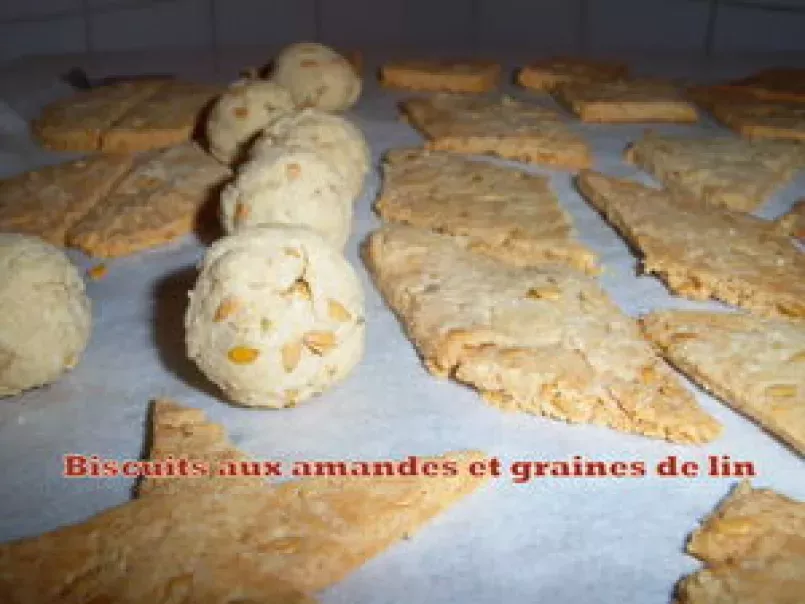 Biscuits amande-graines de lin-huile d'olive - photo 2