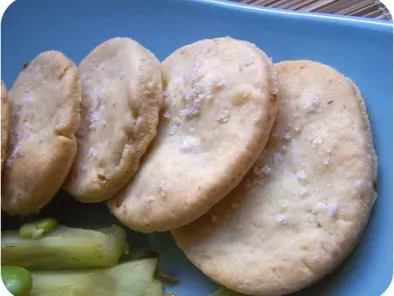 Biscuits apéro poivre et sel au citron