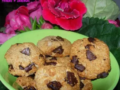 Biscuits croquants légers flocons d'avoine, Amande & Noix de Coco façon Cookies
