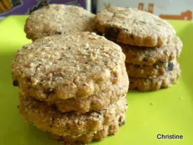 Biscuits croquants pralinoise et pépites de chocolat - photo 2