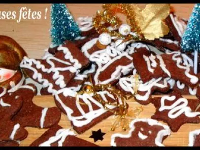 Biscuits de Noël chocolat et 4 épices
