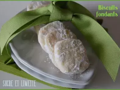 Biscuits ultra fondants au citron vert, sans gluten