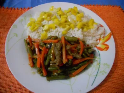 Boeuf sautè au légumes thailandais