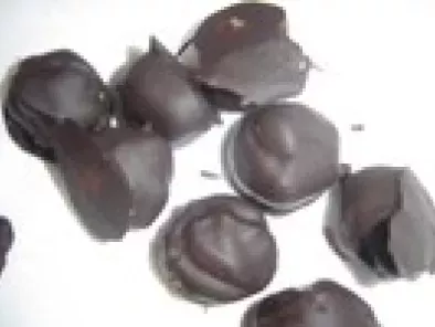 Bouchées chocolat noir fourrées citron