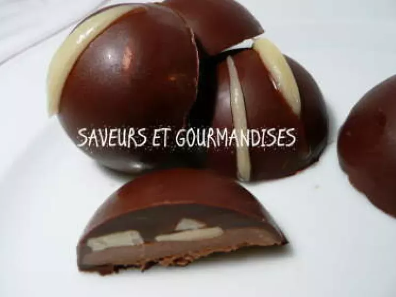 Bouchées de chocolat aux Noix de Cajou et Caramel - photo 2