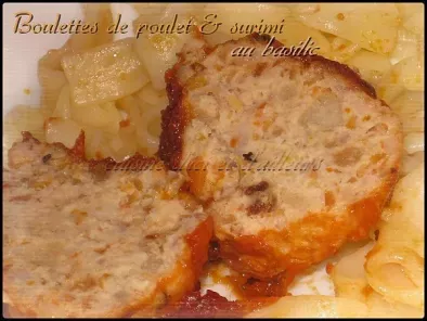 Boulettes de poulet & surimi au basilic - photo 2