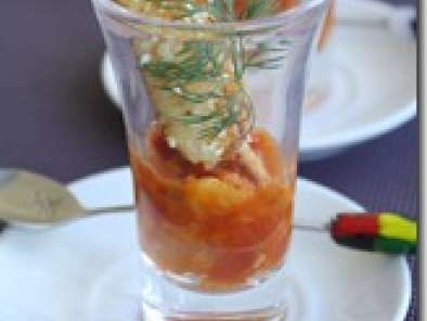 Brochette de Poulet au Sésame et Confit de Tomate à l'Abricot - photo 2
