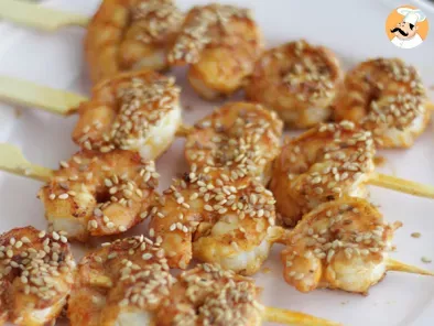 Brochettes de crevettes sauce chinoise - photo 3