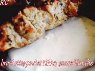 Brochettes de poulet tikka, sauce blanche - photo 2