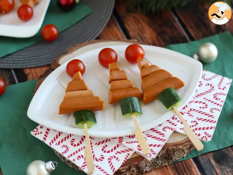 Brochettes sapins knackis: l'apéritif extra facile et rapide pour Noël! - photo 4