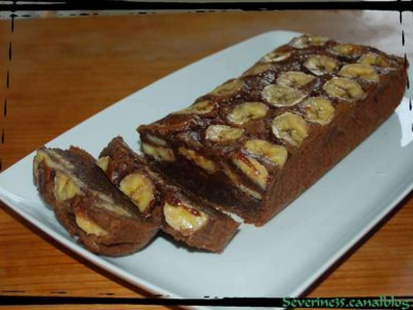 Brownies Banane-Rhum-Canelle