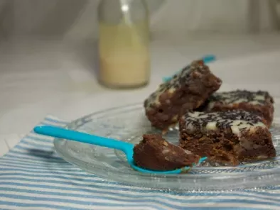 Brownies chocolat noir, amandes et glaçage chocolat blanc - photo 5