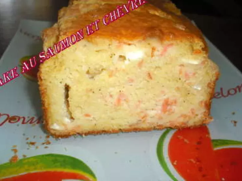 Cake au saumon et au fromage de chevre - photo 2