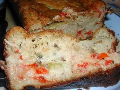Cake au thon, courgette et poivron - photo 2