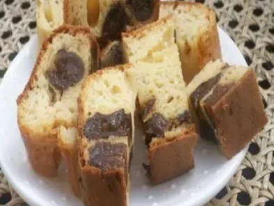 Cake aux échalotes, chèvre et pruneaux - photo 2