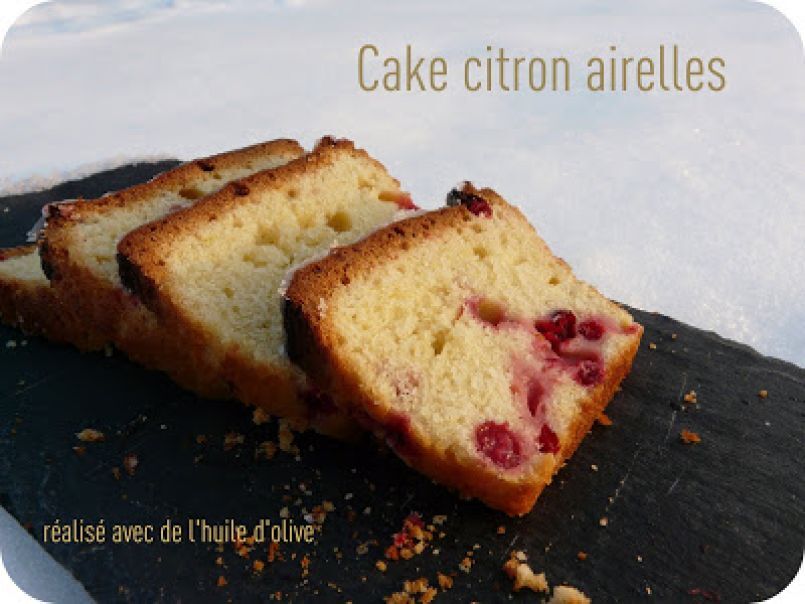 Cake citron airelles réalisé avec de l'huile d'olive - photo 3