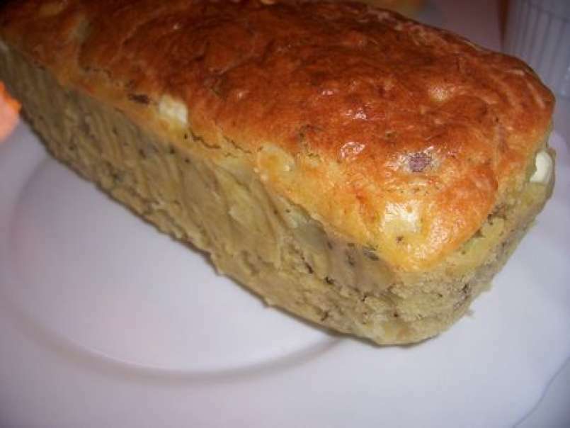 Cake courgette - feta - poulet - photo 2
