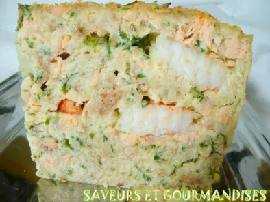 Cake de saumon aux crevettes. - photo 2