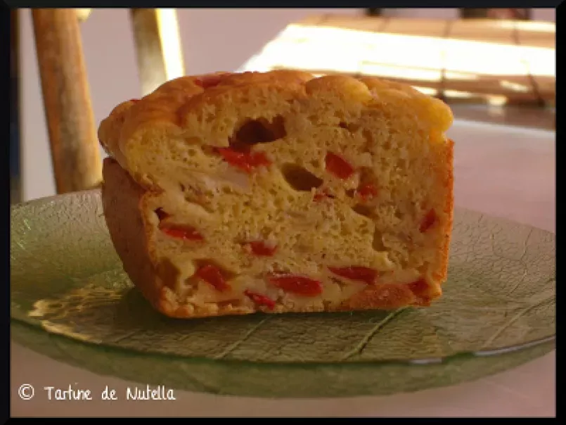 Cake poivrons rouges / oignons