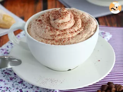 Cappuccino glacé, un dessert délicieux au café