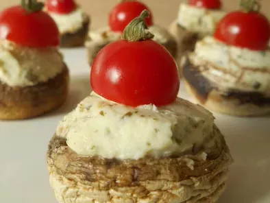 CHAMPIGNONS FARCIS AU FROMAGE AIL & FINES HERBES - photo 2