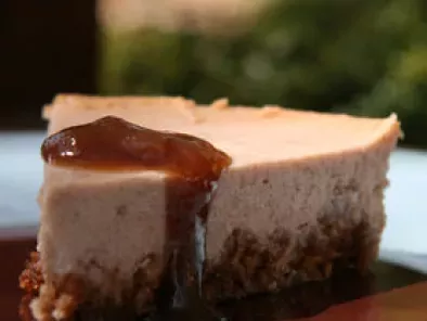 Cheese cake à la crème de marron, base noisette