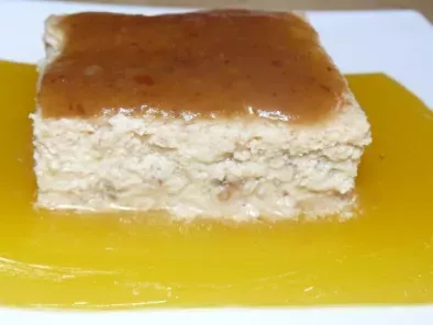 Cheese-cake aux dattes sur lit d'orange - passion