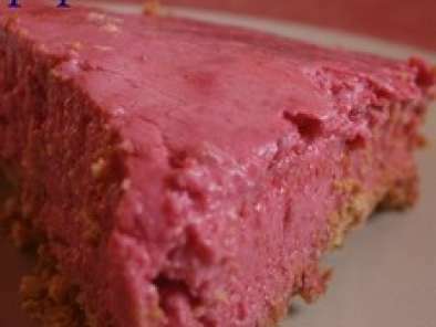 Cheesecake à la framboise (sans oeufs et sans cuisson)