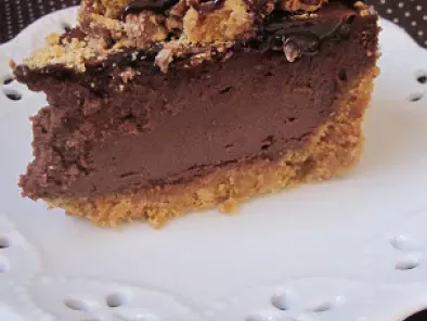 Cheesecake au Chocolat et au Beurre de Cacahuètes