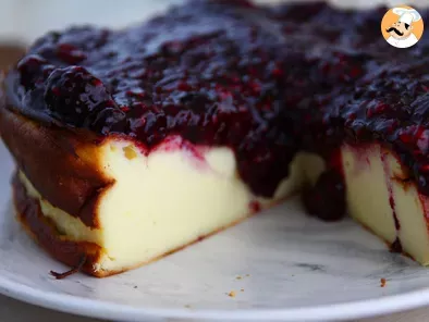 Cheesecake au lait concentré sucré et sa compotée de fruits rouges - photo 3