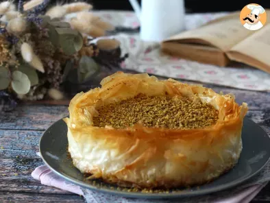 Cheesecake façon baklava à la pistache, croustillant et fondant - photo 5