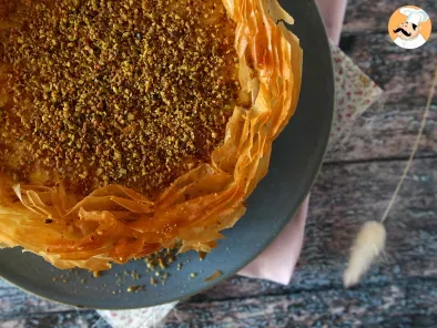 Cheesecake façon baklava à la pistache, croustillant et fondant - photo 7