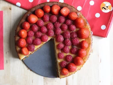 Cheesecake fraises et framboises