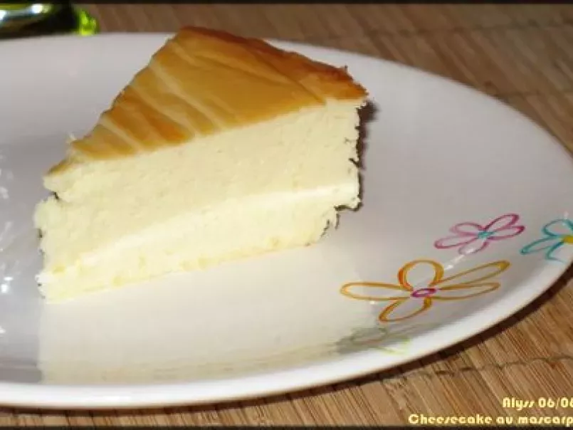 Cheesecake fromage blanc-mascarpone