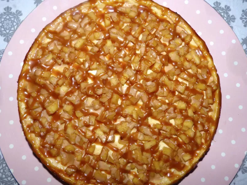 Cheesecake Pommes Cannelle et Coulis de Caramel - photo 2